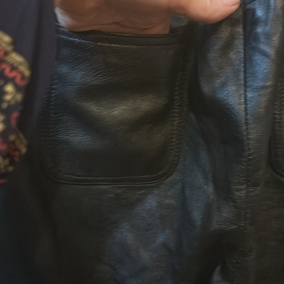 Sz 12 (8 10 ? ) LEATHER PANTS MS MAXIMA VINTAGE EUC - Picture 5 of 8